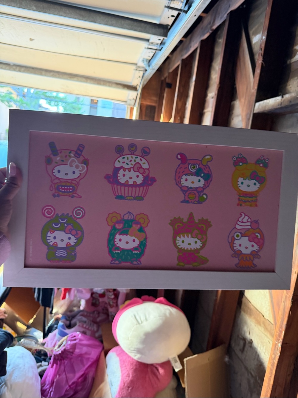Sanrio Hello Kitty Pink Multi-Character Art Print